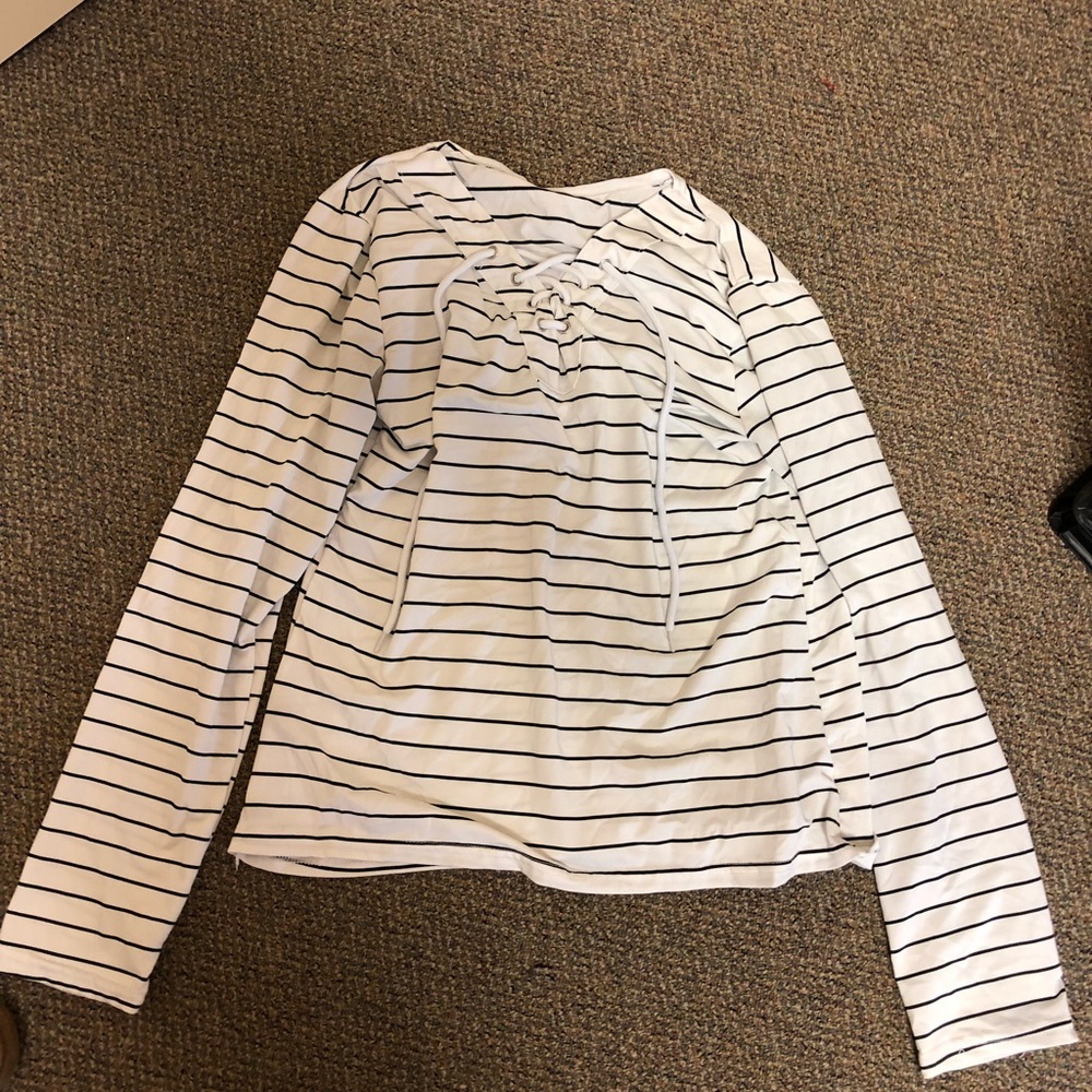 Black & White Striped Tee